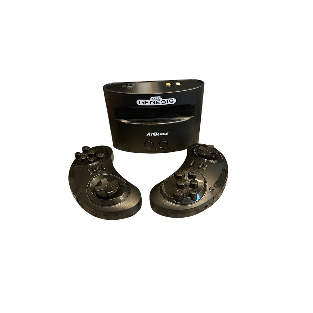 AtGames Sega Genesis Classic Console Wireless Controllers Lion King Sports Game
